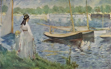 Edouard Manet Famous Paintings | Seine-Ufer bei Argenteuil | Arte ...