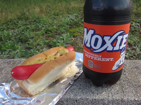 Red Snapper hot dog and Moxie...they are both disgusting but they make ...