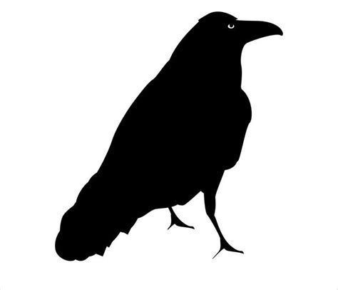 9 Crow Silhouette Designs - Vector, EPS Format Download | Design Trends ...