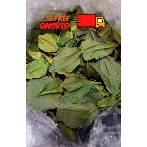 Jual Daun Jeruk Kering / Daun Jeruk Purut Kering / Dried Kaffir Lime ...