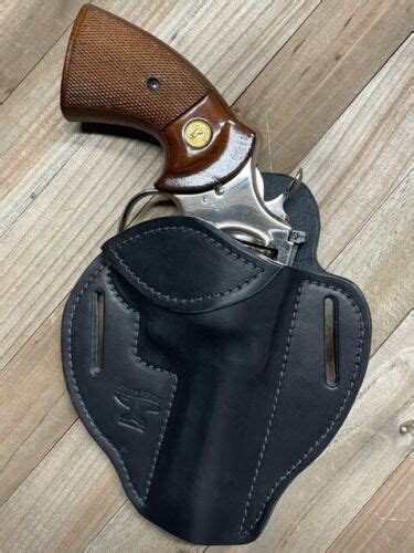 COLT KING COBRA RH 4" .357 OWB Leather Holster Made in America | eBay