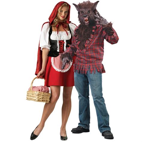 red-riding-hood-and-big-bad-wolf-couples-costume - 29Secrets