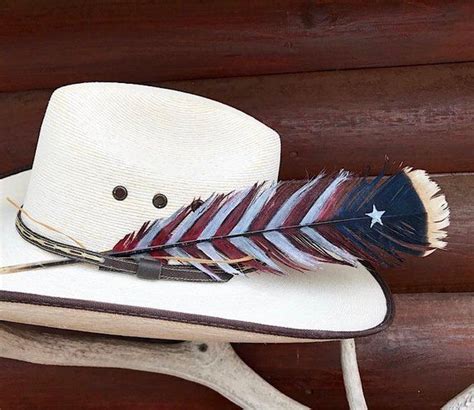 American made hat feather, custom hat feather, hand painted turkey tail ...