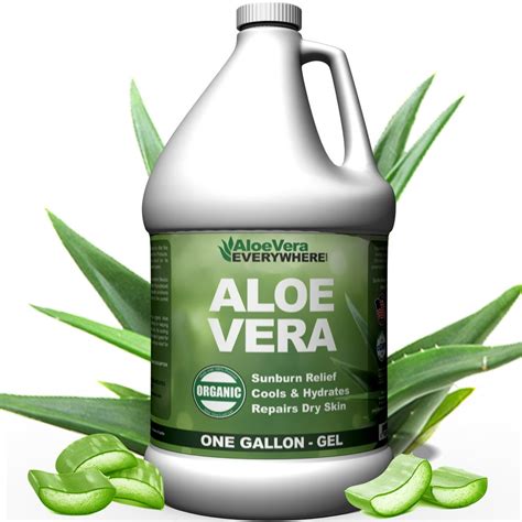 Aloe Vera Gel - 1 Gallon - Pure Aloe Leaf Gel Hydrating for Healthy ...