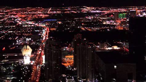 The Night View from Stratosphere Observation Deck - YouTube