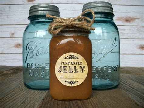 CUSTOM Vintage Canning Jar Labels Fully Personalized Round - Etsy