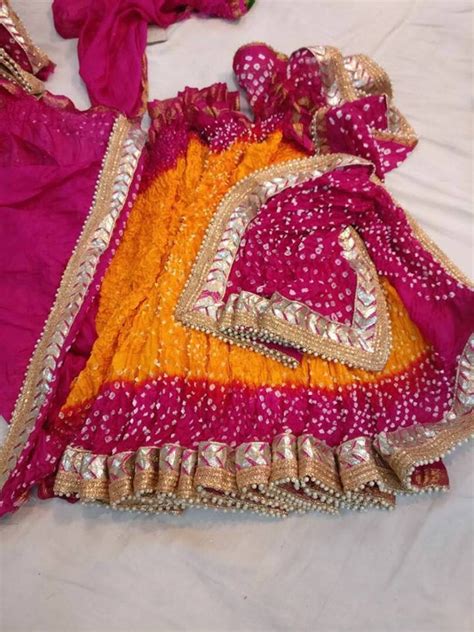 Rajasthani Bandhani Indian Saree Traditional Saree Handmade - Etsy