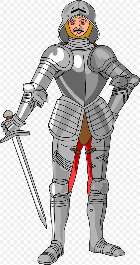 Knight Middle Ages Armour Clip Art, PNG, 1250x2355px, Knight, Armour ...