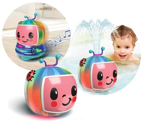 Regular dealer Spark Cocomelon 2 in 1 Spraying Bath Toy with LED lights ...