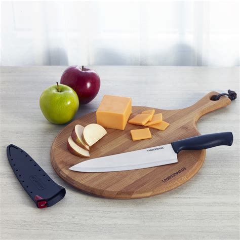 Farberware Edgekeeper 8-inch Chef Knife with Self-Sharpening Sleeve ...