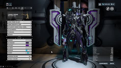 Show me your Limbo Prime Color Schemes! - General Discussion - Warframe ...