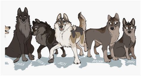 Anime Wolf Pack Fun Wolf Facts - Ranks Of Wolf Packs, HD Png Download ...