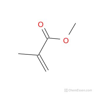 METHYL METHACRYLATE Structure - C5H8O2 - Over 100 million chemical ...