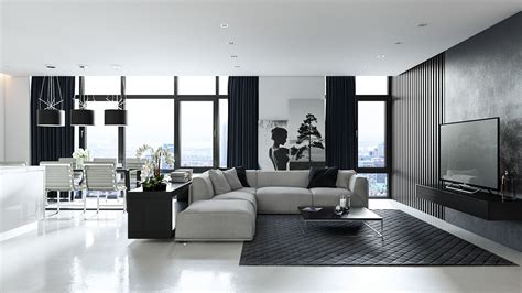 Black and White Living Room designs with Trendy and Perfect Decor Ideas