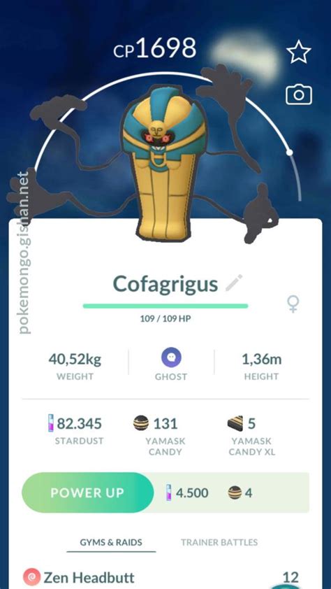 Cofagrigus - Pokemon Go