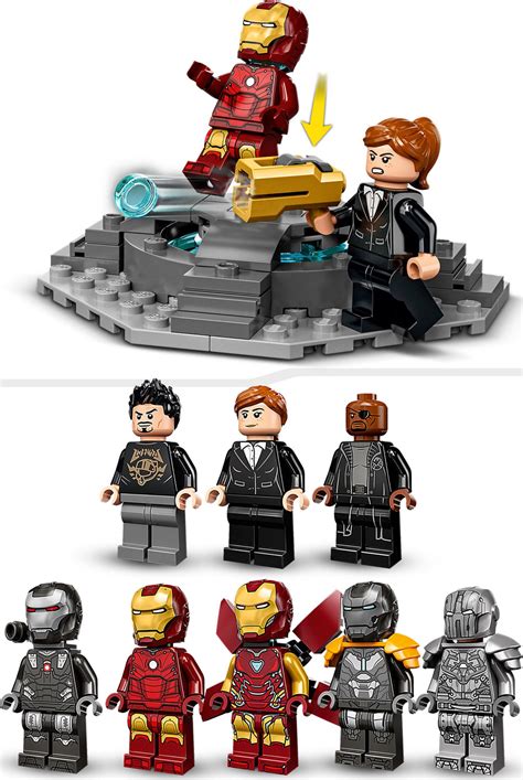 LEGO Marvel Iron Man Armory Buildable Toy - The Toy Box Hanover