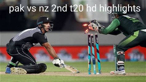 Pak V NZ 1st t20 HD highlights, part 1 - YouTube