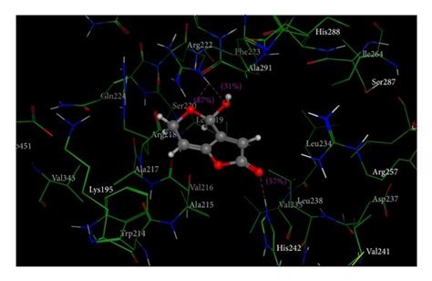 (a) The interaction mode between patulin and HAS. (b) A projection of ...