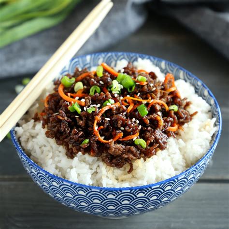 Easy Korean Beef Rice Bowls | Recipe | Beef recipes easy, Rice bowls ...