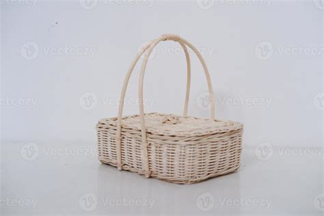 beautiful wicker basket as a background 19816955 Stock Photo at Vecteezy