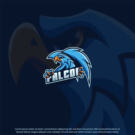 Falcon mascot best logo design good use for symbol identity emblem ...