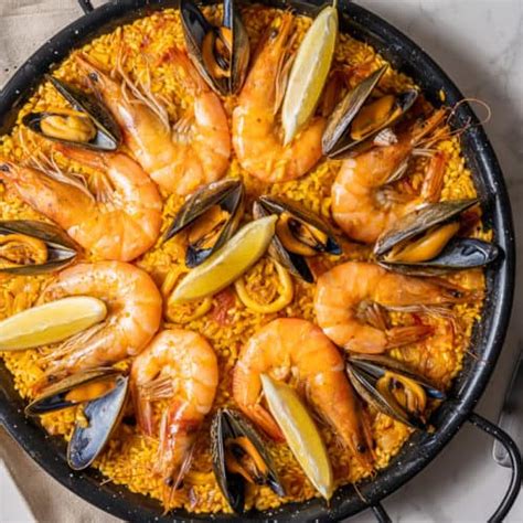 Seafood Paella Recipe - Spanish Sabores