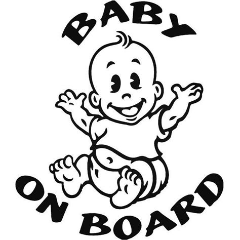 Baby On Board 2 Decal Sticker – Decalfly