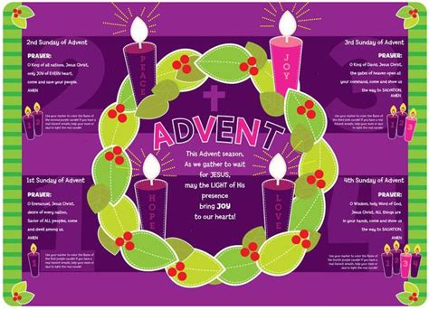 Advent Faith Mat | Candle meaning, Advent wreath prayers, Advent wreath ...