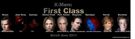 Must... use... POWERS!: X-Men First Class Register