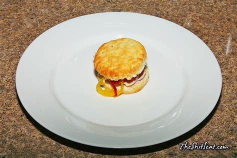 The Shit I Eat: Leftover Popeyes Biscuit and Baby Bologna Sandwich