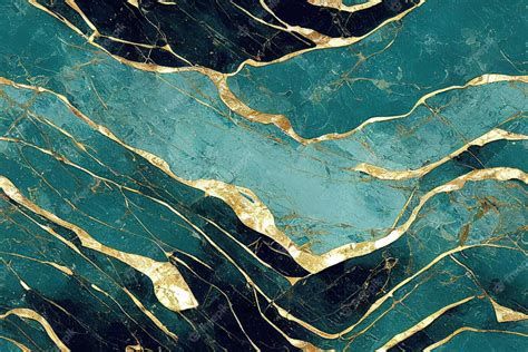 Premium Photo | Turquoise marble texture seamless pattern