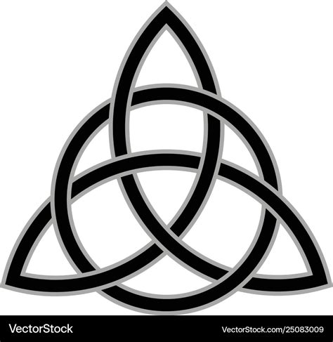 Celtic knot - trinity knot Royalty Free Vector Image