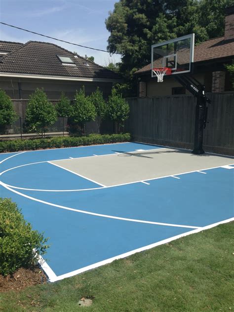 Outdoor Concrete Basketball Court Paint - onelonelysoul14