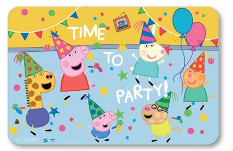 Peppa Pig Party placemat 43x28 cm - Javoli Disney Online Store - Javol