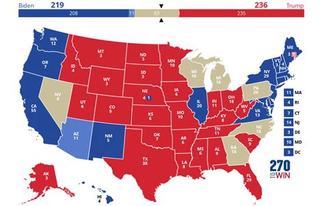 Red States Blue States Map 2024 - United States Map