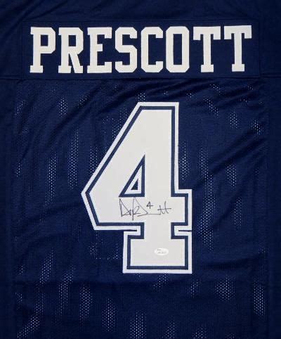 Dak Prescott Dallas Cowboys Autographed Jersey | Dak prescott dallas ...