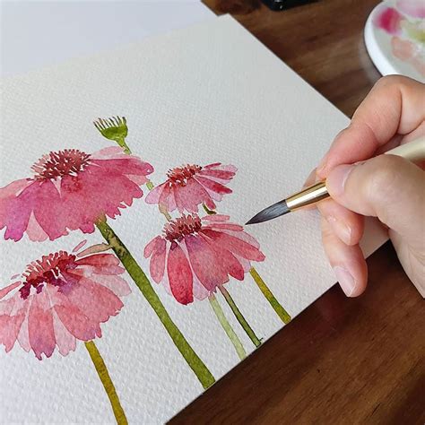 Easy Watercolor Painting Ideas For Beginners Flowers - 80 Easy ...