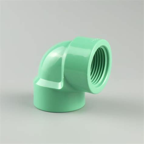 U-PVC BS Threaded Green Pipe Fittings Elbow - China PVC Fittings and ...