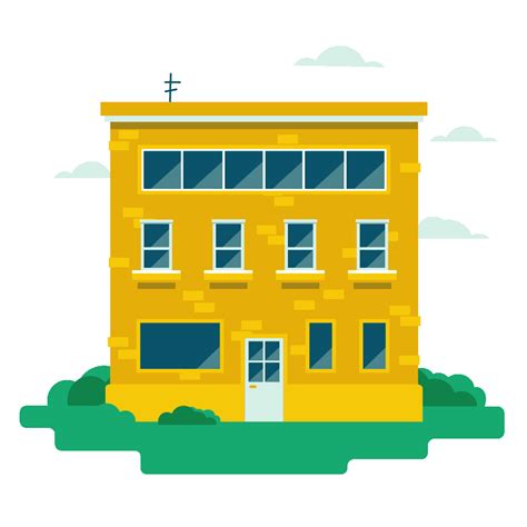 Animated Clipart Of A Building