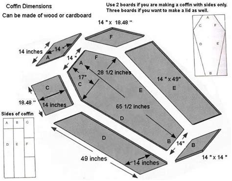 Make Your Own Coffin For Halloween! It's not too difficult to make a ...