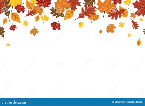 Fall Leaf Clip Art Border