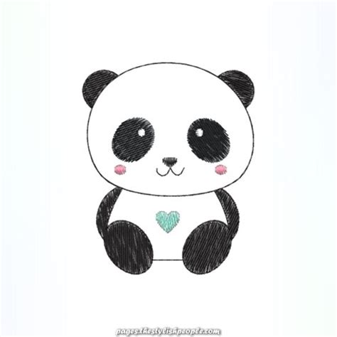 How To Draw A Cute Panda