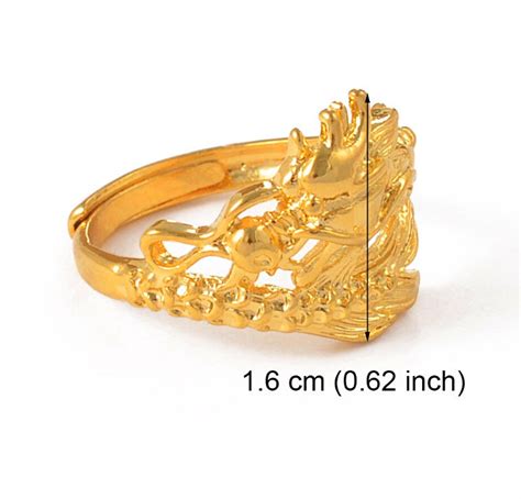 18K Gold-plated Dragon Ring / Dragon Gold Ring for Women/ - Etsy