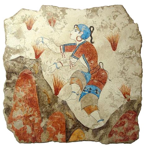 The Saffron Gatherer: From our Akrotiri Collection which features ...