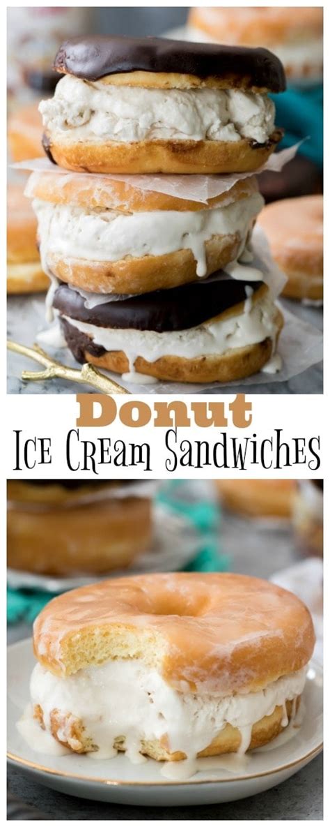 Donut Ice Cream Sandwich - Sugar Spun Run