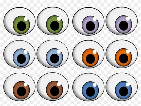 Googly Eyes Clip Art Clipart - Printable Eyes For Crafts - Free ...