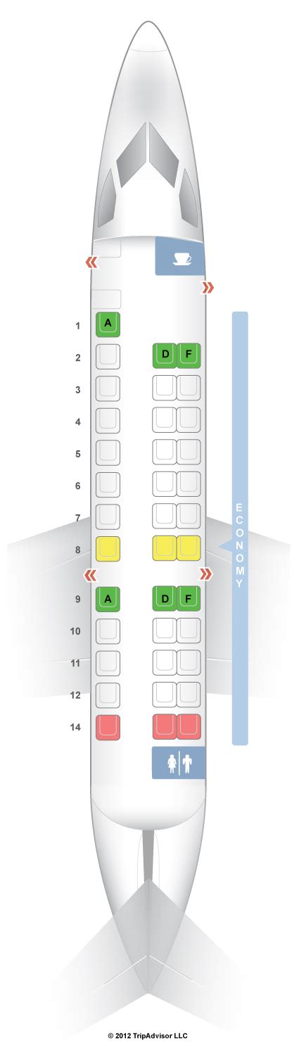 SeatGuru Seat Map Air France Embraer ERJ-135