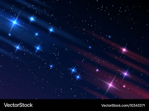 Night sky galaxy stars Royalty Free Vector Image