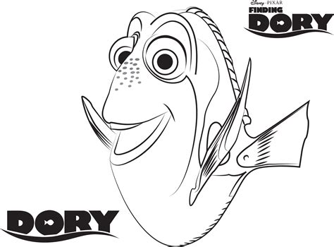 Dory Coloring Pages - Best Coloring Pages For Kids