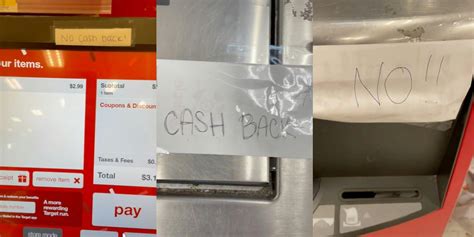 Target Self-Checkout has 6 Signs Saying 'No Cash', Sparking Debate